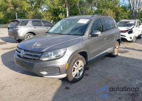 2015 Volkswagen Tiguan S from USA, damaged, VIN WVGAV7AX0FW508108
